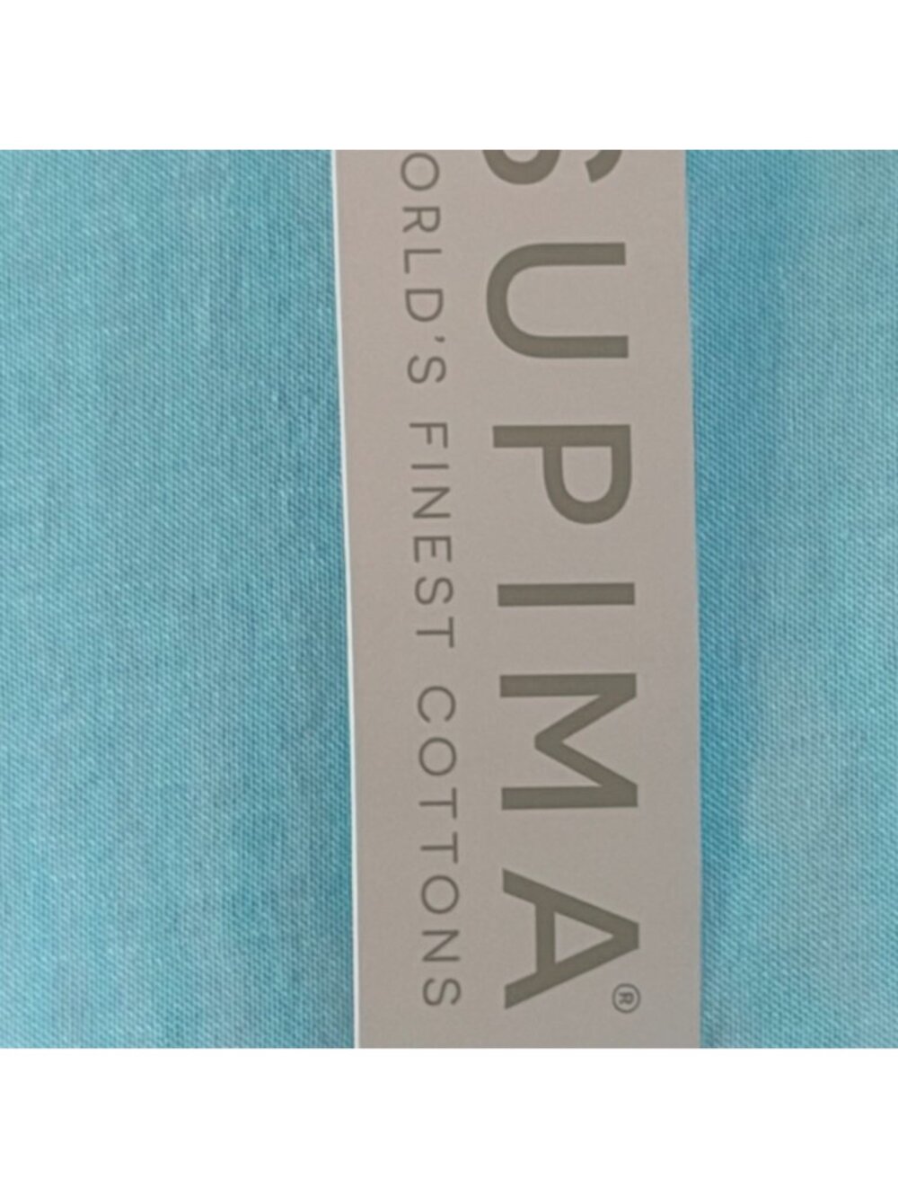 Lands End Light Blue Supima Cotton Long Sleeve Shirt Sz M shirt. NWT - Picture 12 of 12